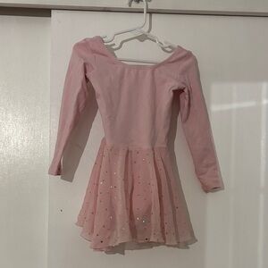 Pink Kids leotard with attached skirt!